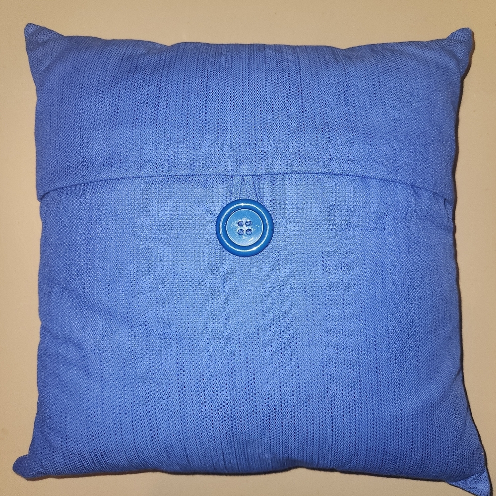 Longaberger Decor Cornflower Blue Throw Pillow NEW!